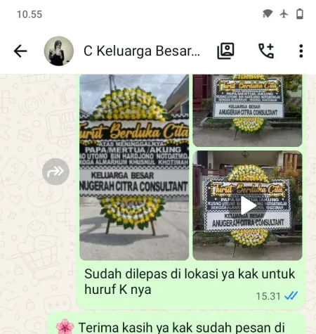 Pengiriman Papan Bunga Duka Bintaro Sektor 3