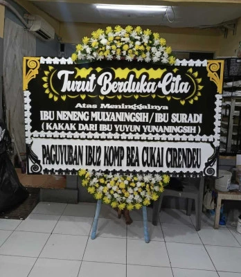 Papan Bunga di Bintaro Sektor 3
